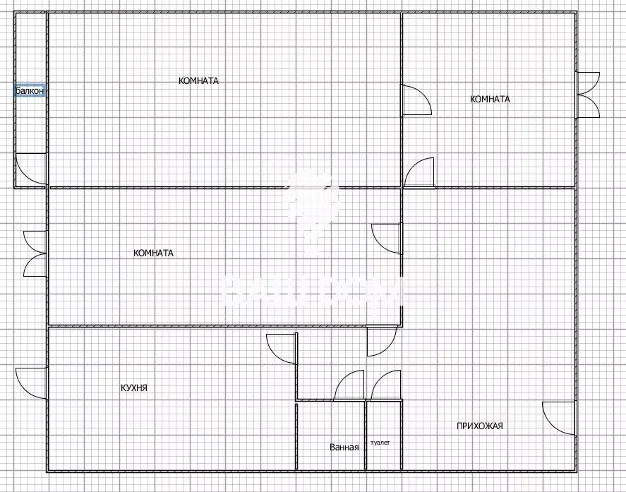 3-к кв. Брянская область, Дятьково ул. Ленина, 166 (58.3 м) - Фото 2