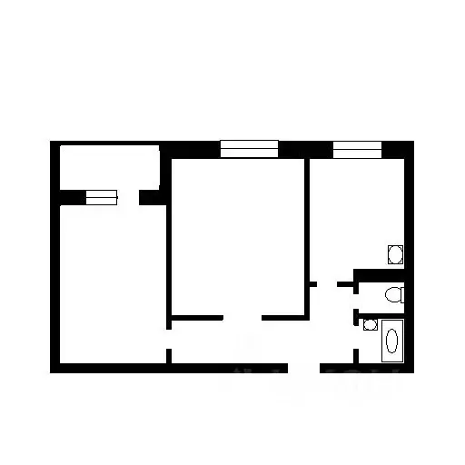 2-к кв. Москва Славянский бул., 9к6 (57.0 м) - Фото 1