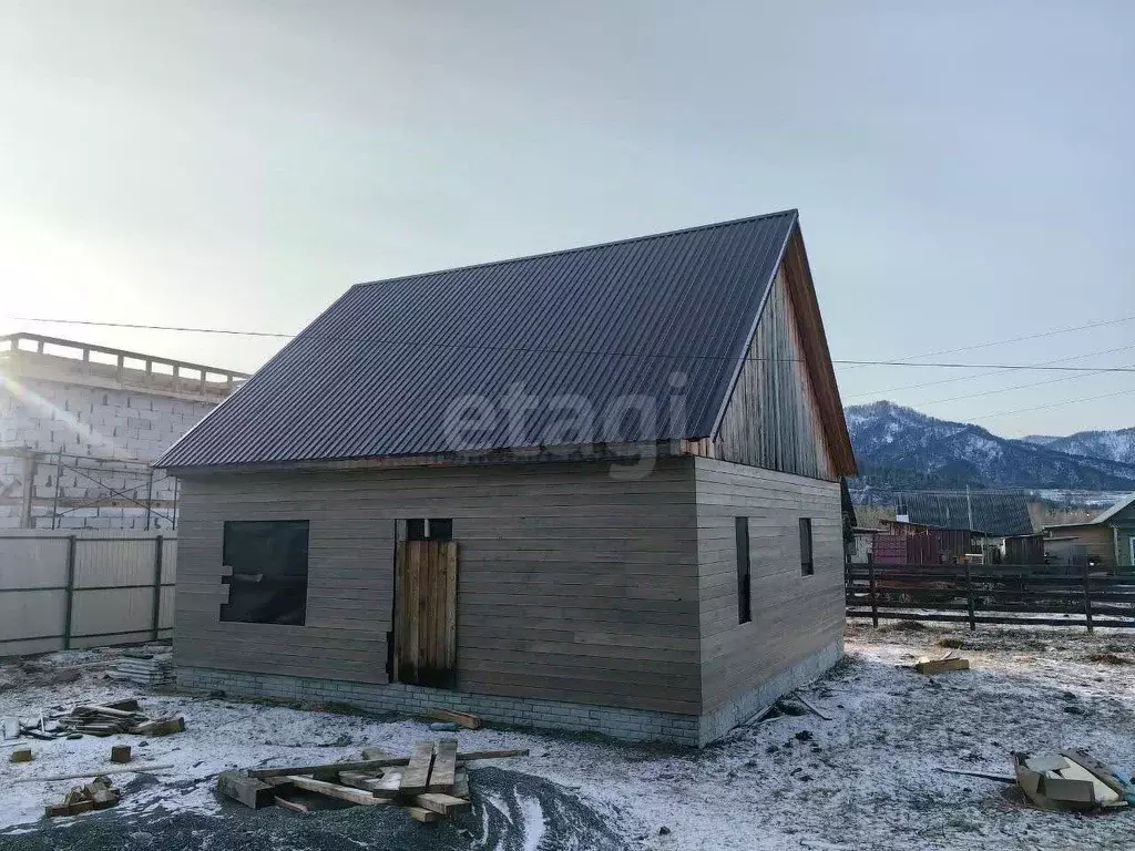Дом в Алтай, Чемальский район, Элекмонарское с/пос, с. Элекмонар ул. ... - Фото 1