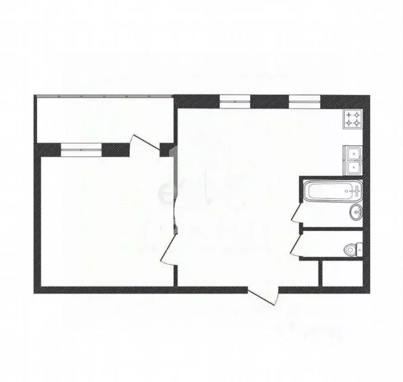 1-к кв. Ленинградская область, Всеволожский район, Заневское городское ... - Фото 2