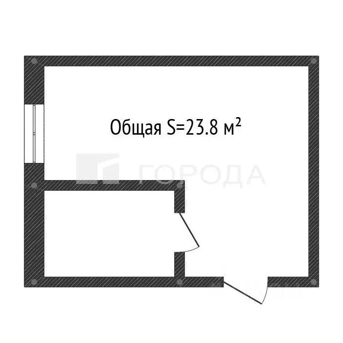 1-к кв. Кемеровская область, Новокузнецк ул. Климасенко, 11/2 (23.8 м) - Фото 2