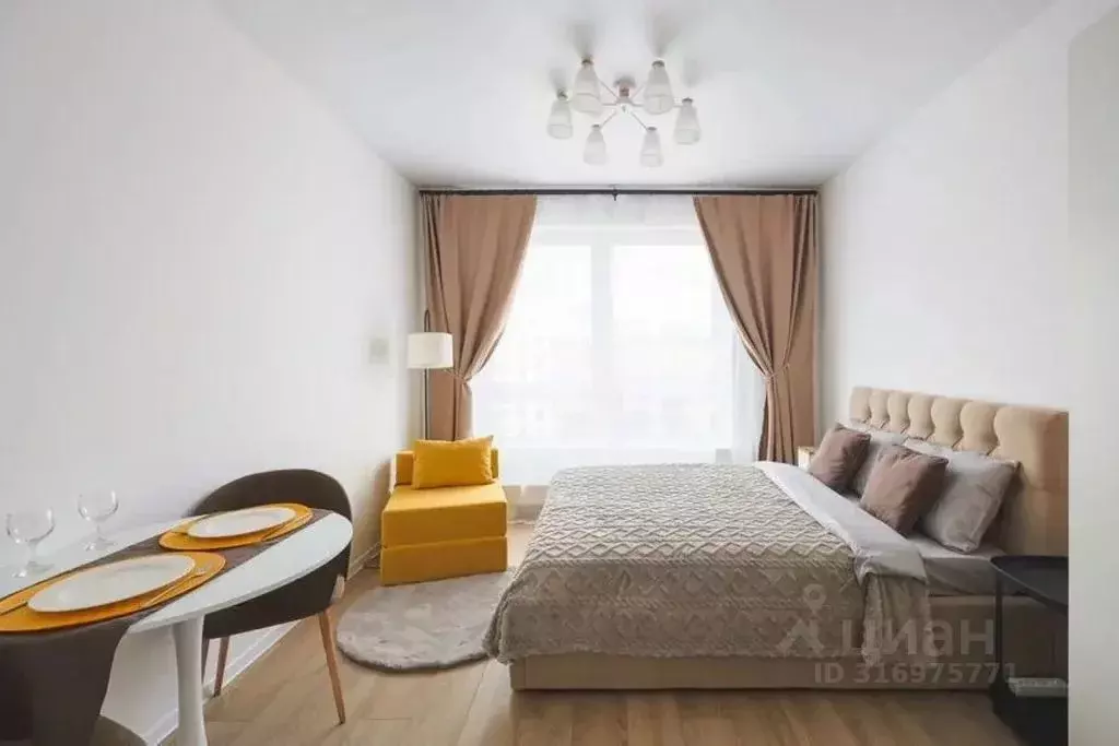 Студия Москва ул. Добролюбова, 8к3 (20.0 м) - Фото 0