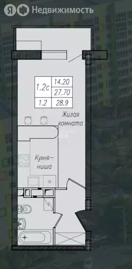 2-комнатная квартира: Курск, улица Энгельса, 158к1 (56.7 м) - Фото 0