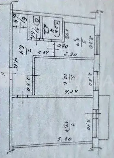 2-к кв. Алтайский край, Барнаул ул. Малахова, 67 (44.0 м) - Фото 2