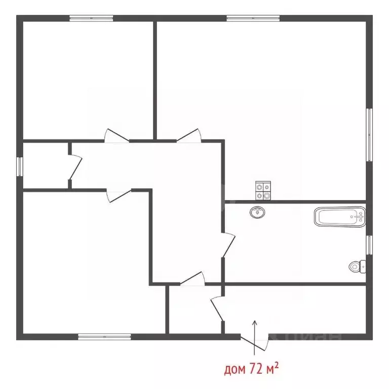 Дом в Свердловская область, Сысертский муниципальный округ, Ручеек СНТ ... - Фото 2