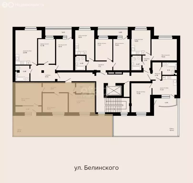 2-комнатная квартира: Сухой Лог, улица Белинского, 40 (66.3 м) - Фото 0