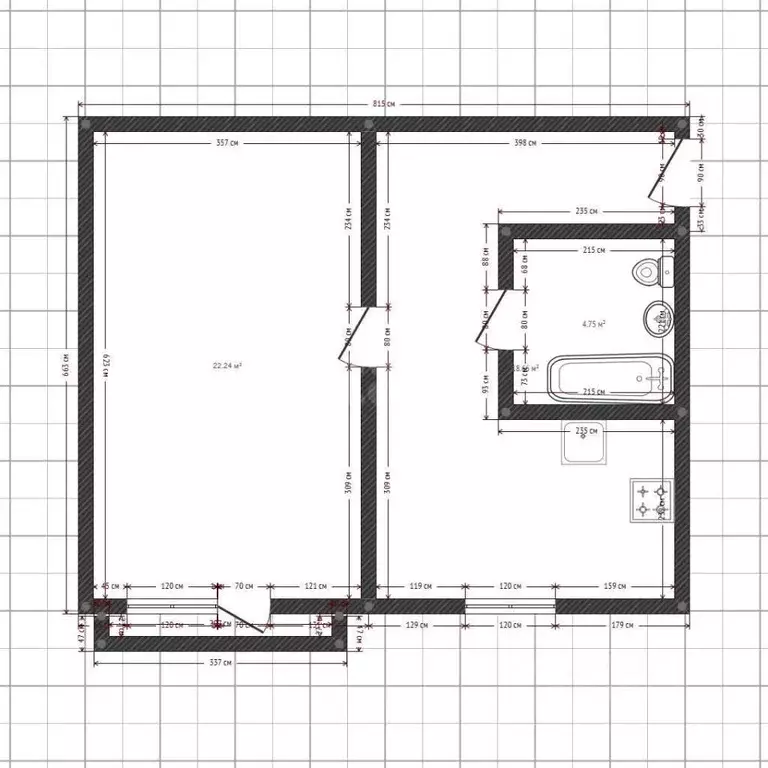 1-к кв. Иркутская область, Ангарск 6А мкр, 9 (35.0 м) - Фото 2