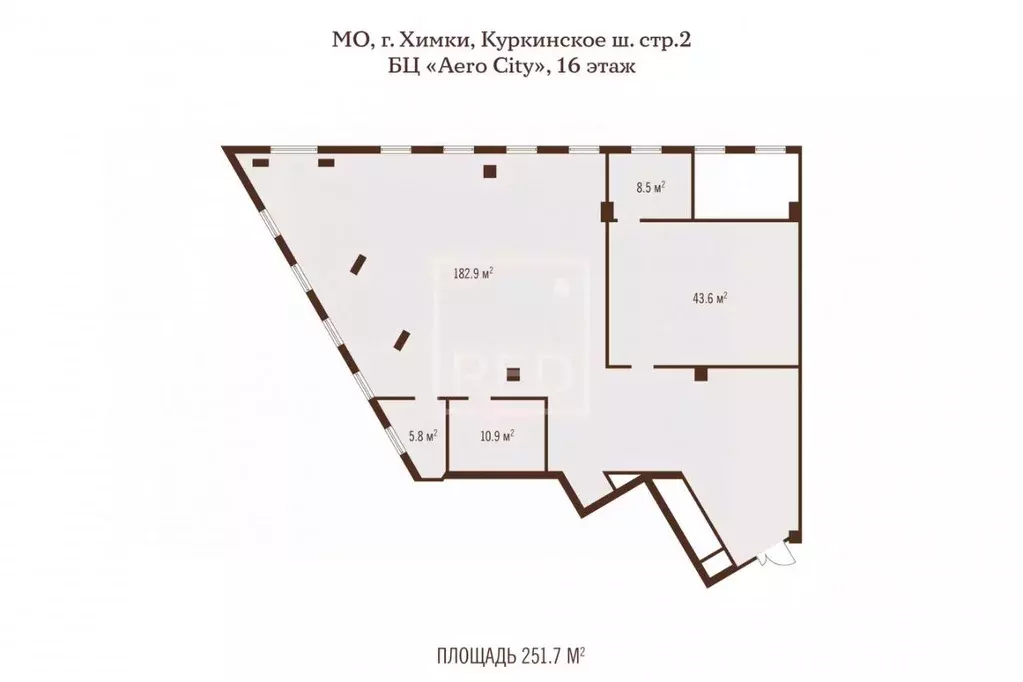 Офис в Московская область, Химки Куркинское ш., с2 (252 м) - Фото 2