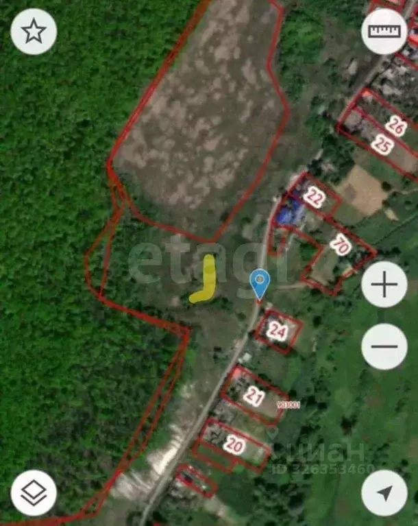 Участок в Белгородская область, Белгородский район, Беловское с/пос, ... - Фото 2