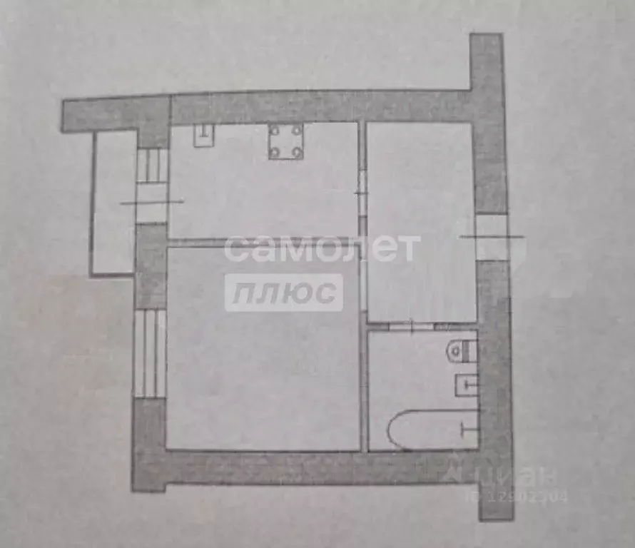 1-к кв. Липецкая область, Липецк просп. Победы, 110 (28.0 м) - Фото 2
