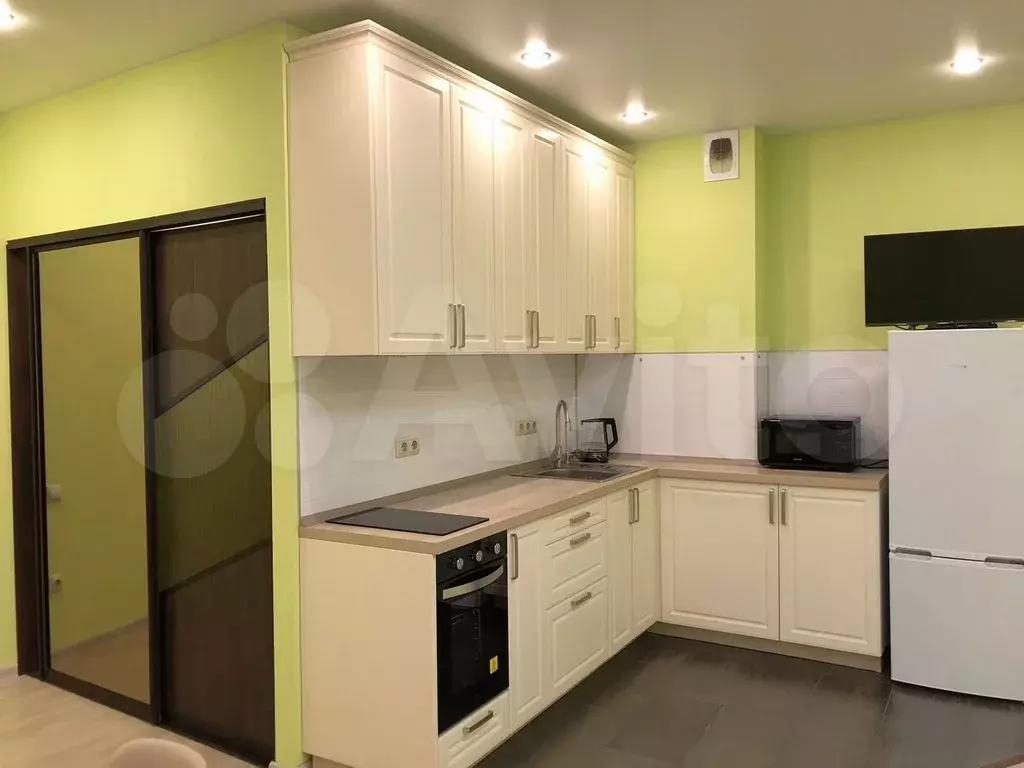 Квартира-студия, 42 м, 2/16 эт. - Фото 1