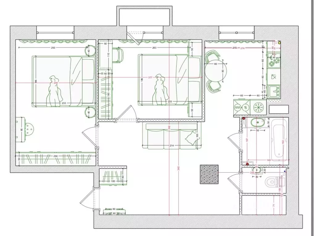 3-к кв. Свердловская область, Екатеринбург ул. Азина, 55 (53.9 м) - Фото 2