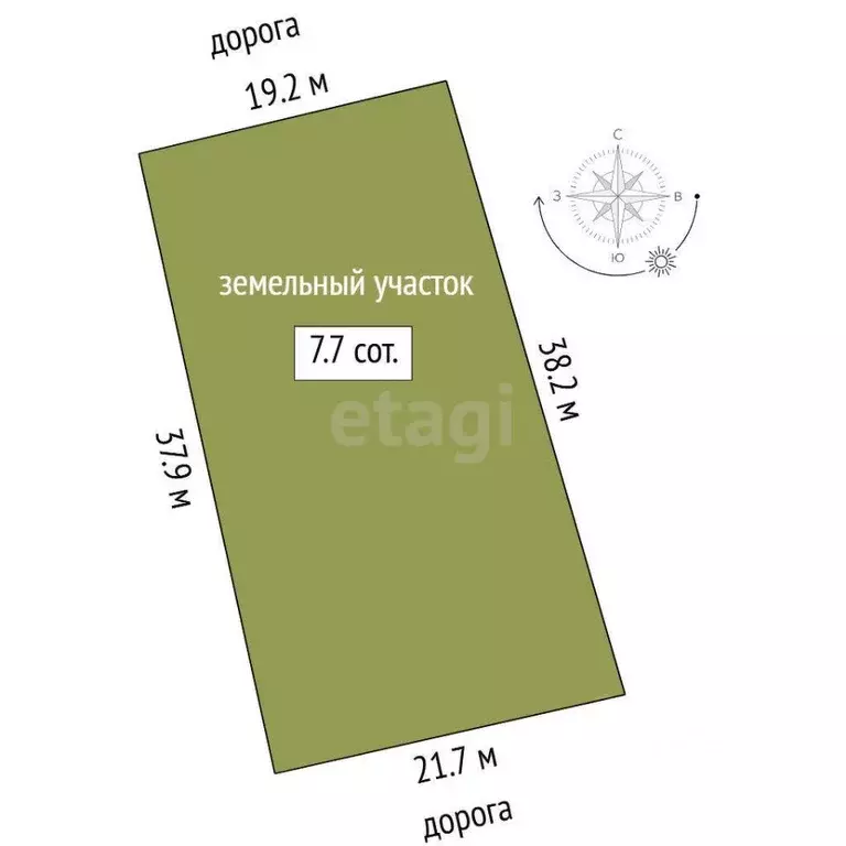 Участок в Тюменская область, с. Ярково ул. Светлая (7.68 сот.) - Фото 2