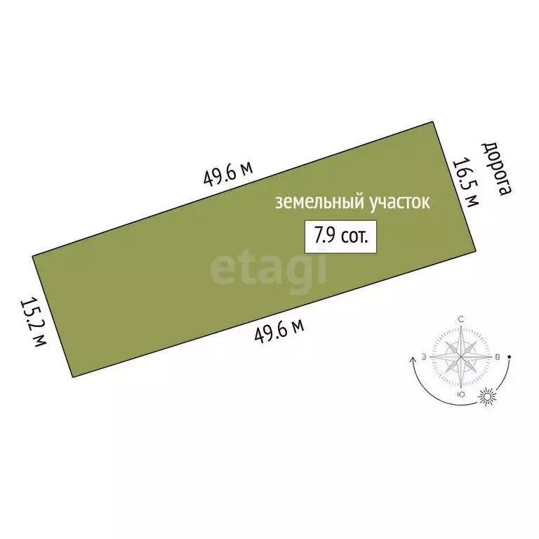 Участок в Тюменский муниципальный округ, деревня Елань, коттеджный ... - Фото 1