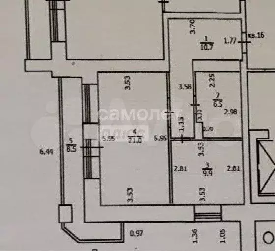 1-к. квартира, 48 м, 4/10 эт. - Фото 0