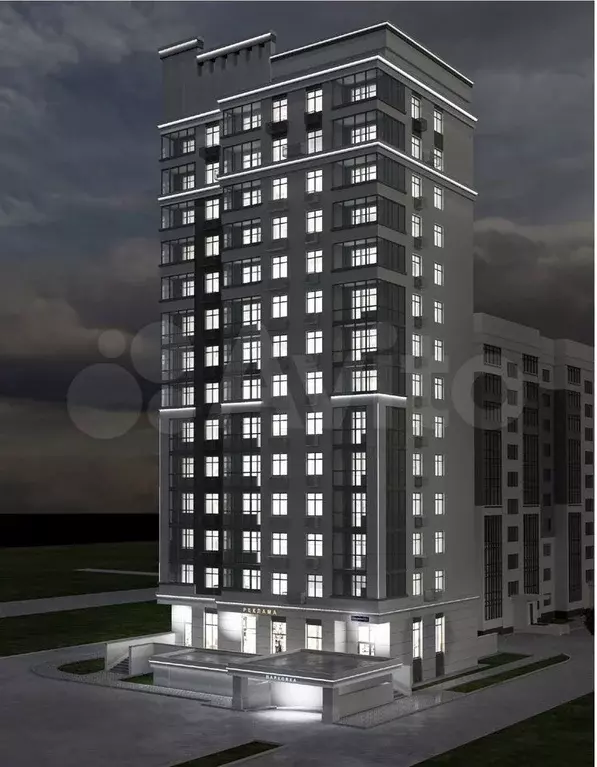 1-к. квартира, 47,4 м, 5/14 эт. - Фото 0