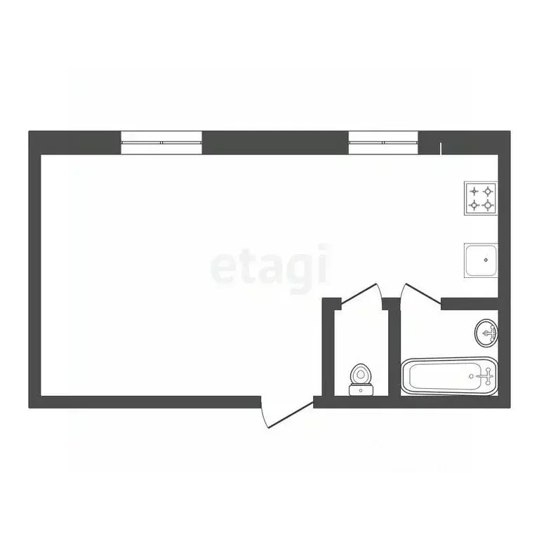 Студия Татарстан, Набережные Челны Цветочный бул., 11Б (32.0 м) - Фото 1