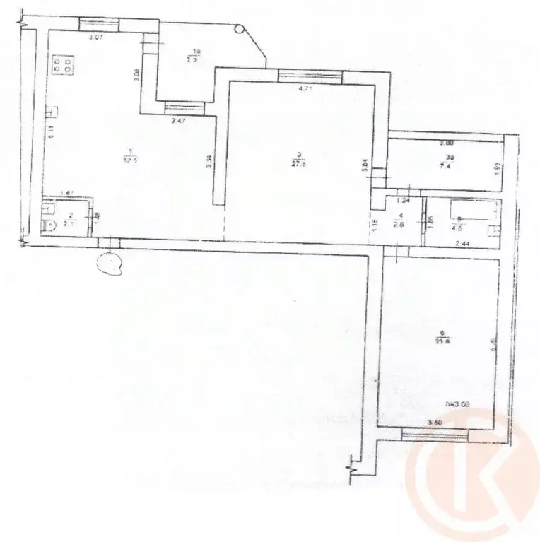 2-к кв. Крым, Евпатория просп. Ленина, 49 (100.6 м) - Фото 2