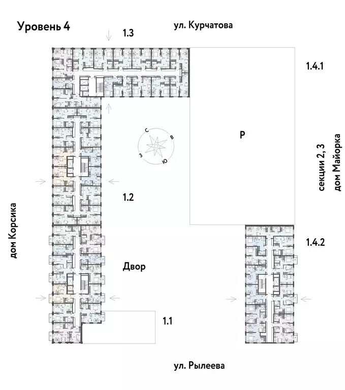 2-комнатная квартира: Тюмень, ЖК Остров-сад (38.72 м) - Фото 1