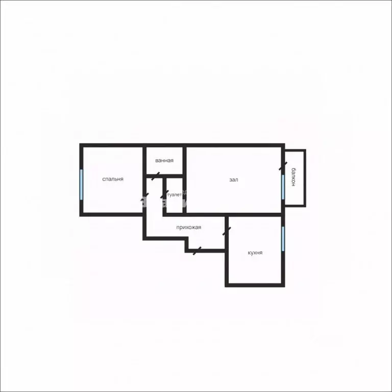 2-к кв. Приморский край, Находка ул. Постышева, 37 (51.4 м) - Фото 1