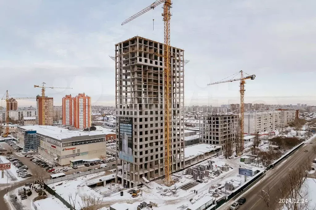 2-к. квартира, 66,3 м, 3/14 эт. - Фото 1