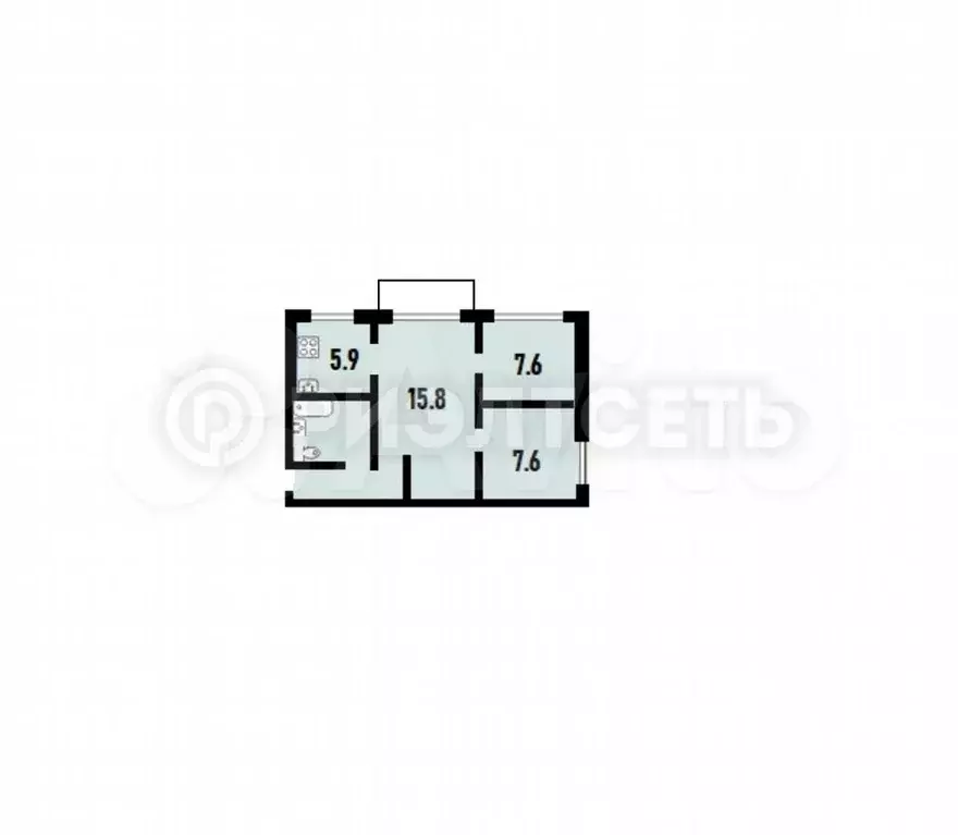 3-к. квартира, 47 м, 4/5 эт. - Фото 0