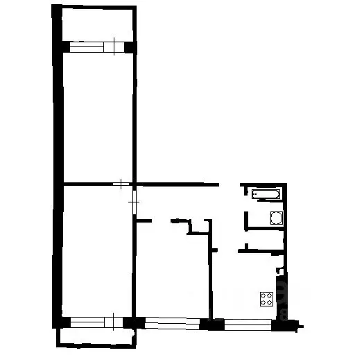 3-к кв. Самарская область, Самара Владимирская ул., 44 (66.6 м) - Фото 2
