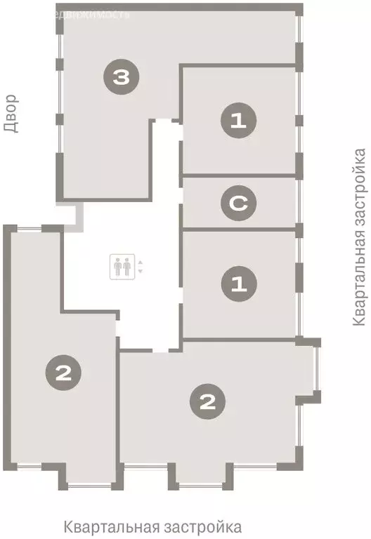 2-комнатная квартира: Тюмень, Мысовская улица, 26к1 (82.43 м) - Фото 1