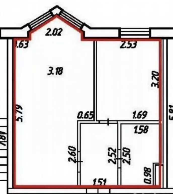 1-к кв. Карелия, Петрозаводск Муезерская ул., 90Б (34.0 м) - Фото 2
