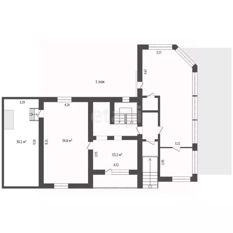 Дом в Коми, Сыктывкар Набережная ул., 39 (232 м) - Фото 2