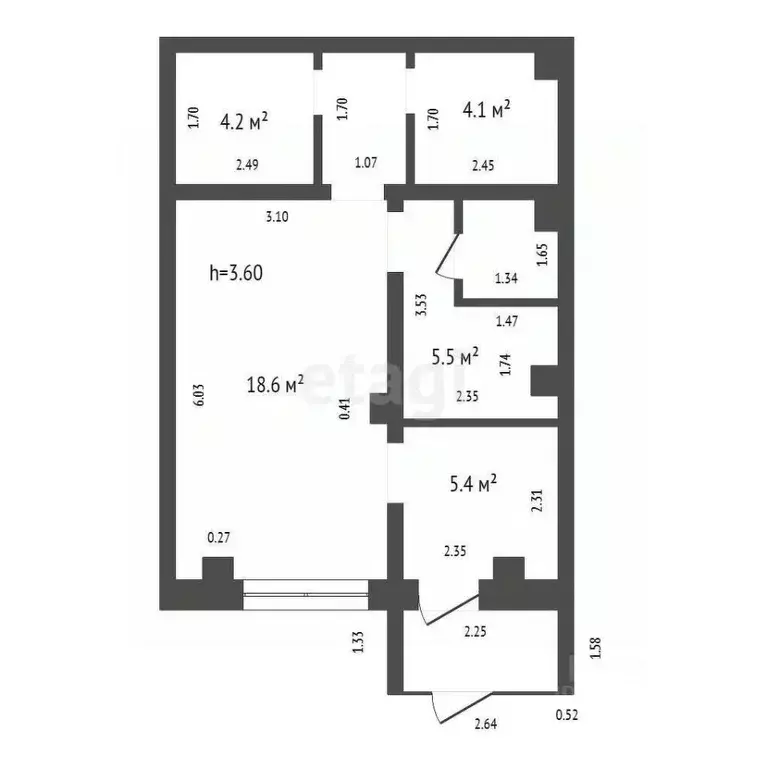 Офис в Красноярский край, Красноярск Северный мкр, ул. Космонавтов, ... - Фото 2
