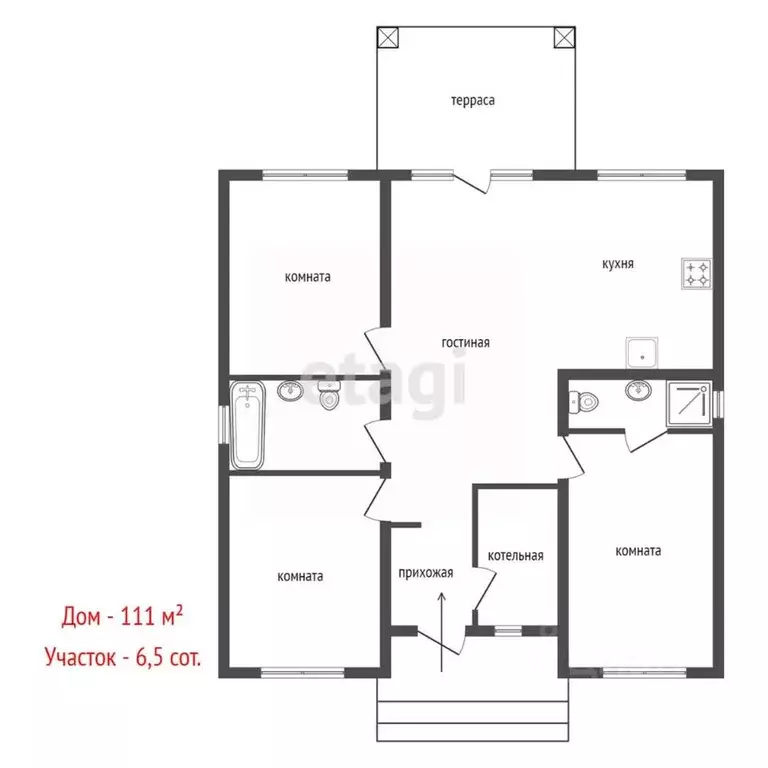 Дом в Свердловская область, Белоярский муниципальный округ, пос. ... - Фото 2