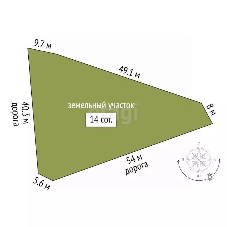 Участок в Крым, Кировский район, с. Владиславовка ул. Набережная (14.0 ... - Фото 2