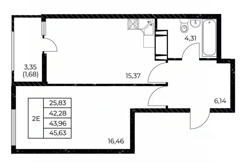 1-к кв. Ростовская область, Ростов-на-Дону Звезда Столицы 2 жилой ... - Фото 0