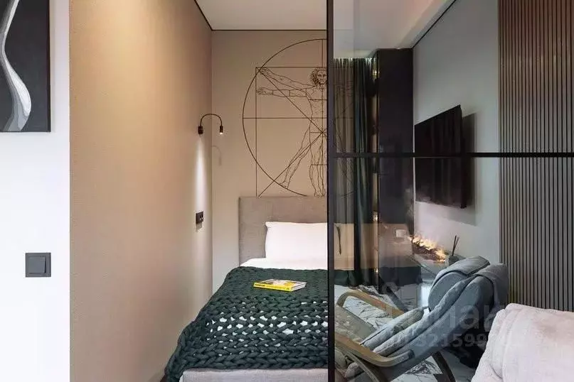 1-к кв. Калининградская область, Зеленоградск ул. Тургенева, 14 (38.0 ... - Фото 2