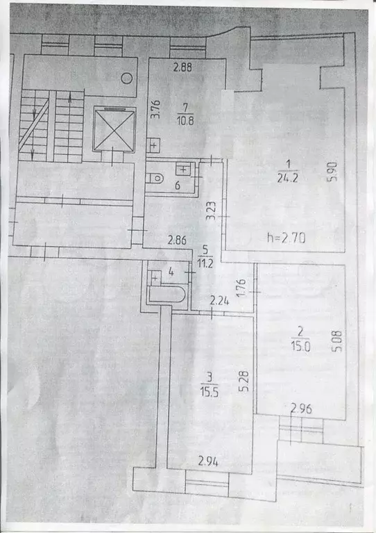 3-к. квартира, 81,8 м, 3/11 эт. - Фото 0