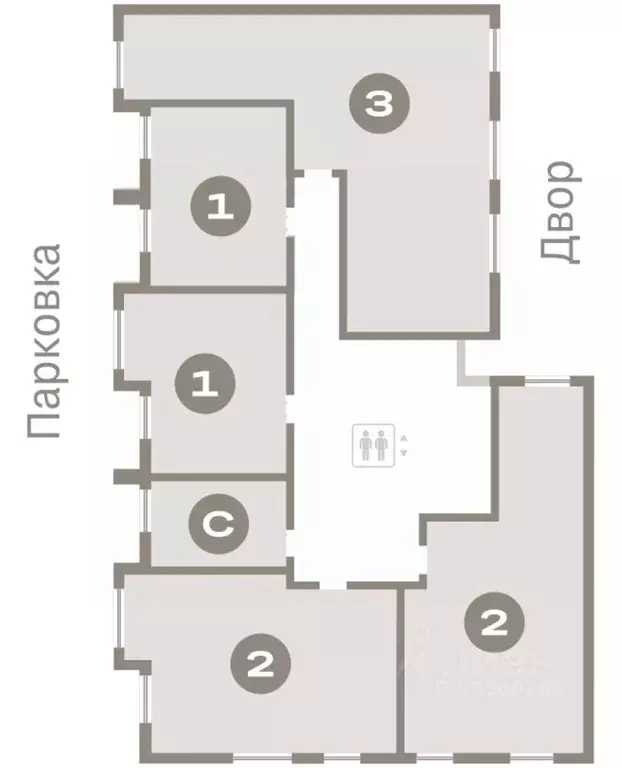 1-к кв. Свердловская область, Екатеринбург Академический мкр, 19-й ... - Фото 2