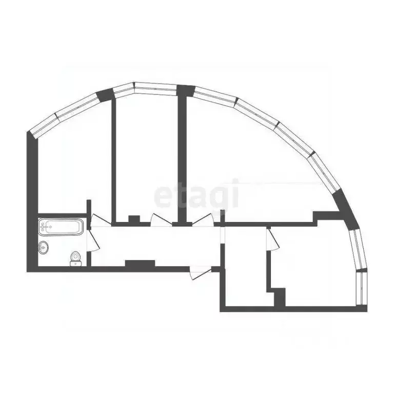3-к кв. Ростовская область, Ростов-на-Дону Береговая ул., 6 (102.0 м) - Фото 0