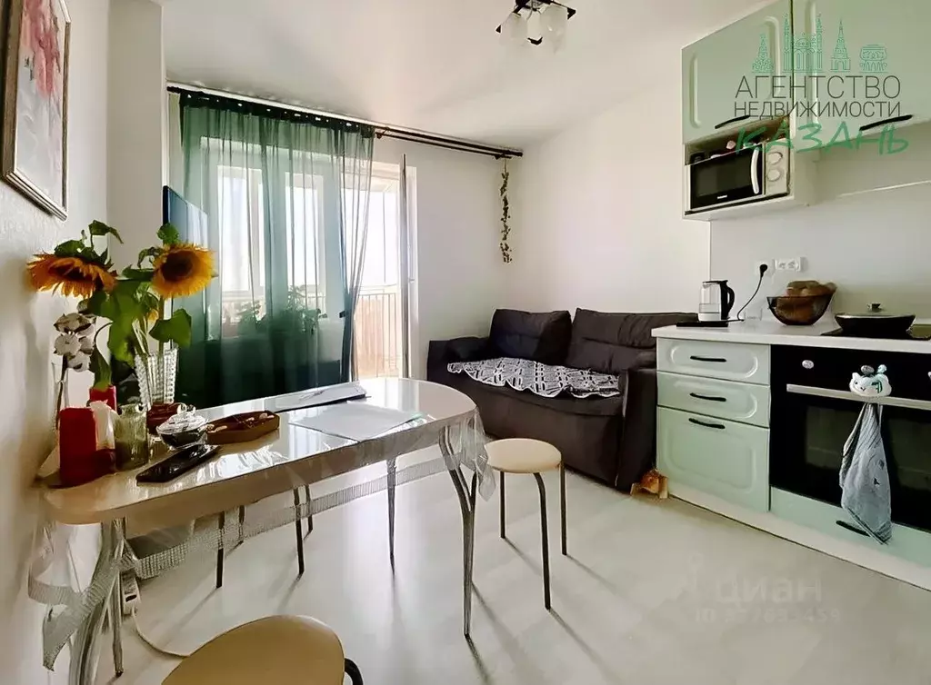 1-к кв. Татарстан, Казань ул. Братьев Батталовых, 20к1 (37.1 м) - Фото 1