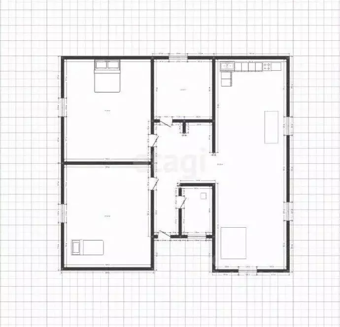 Дом в Липецкая область, Липецк Строитель СТ, 1176 (80 м) - Фото 2