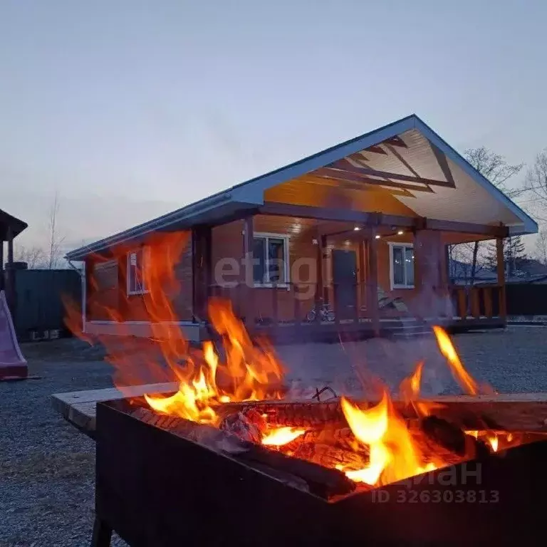 Дом в Сахалинская область, Южно-Сахалинск Гудок СНТ, пер. Пограничный, ... - Фото 1