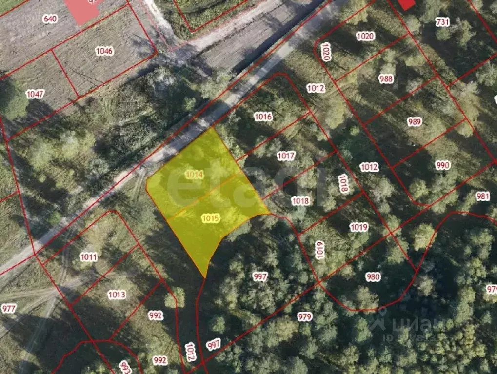 Участок в Томская область, Томский район, д. Кандинка ул. Гагарина ... - Фото 1