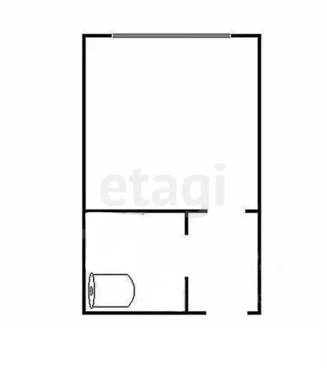 1-комнатная квартира: Казань, улица Гудованцева, 45 (11.7 м) - Фото 1