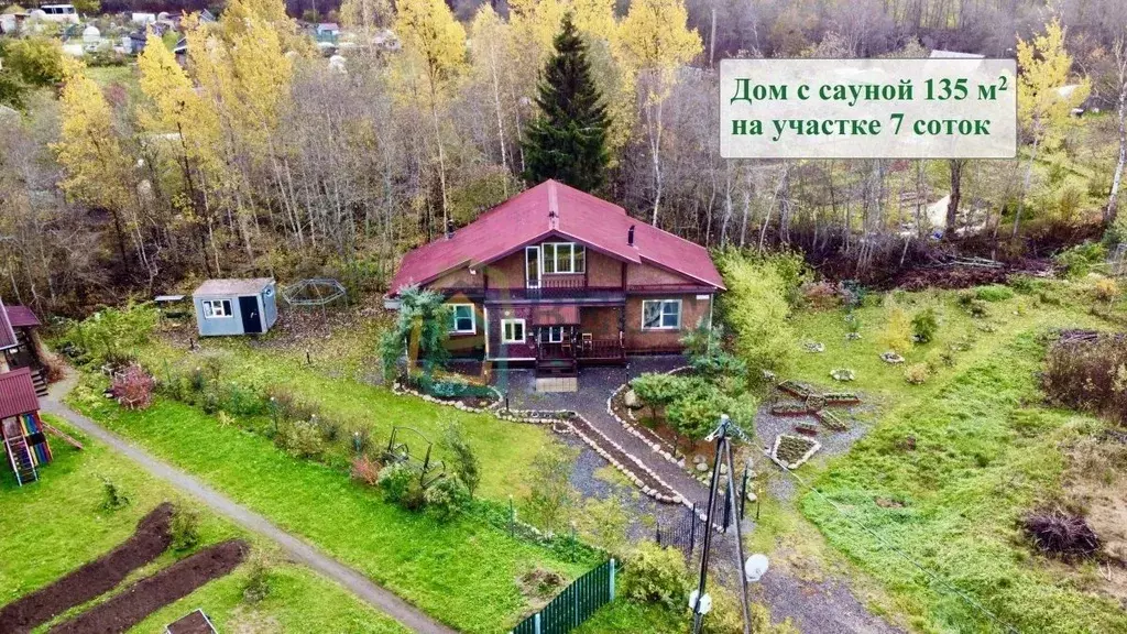 Дом в Ленинградская область, Приозерский район, Сосновское с/пос, ... - Фото 1