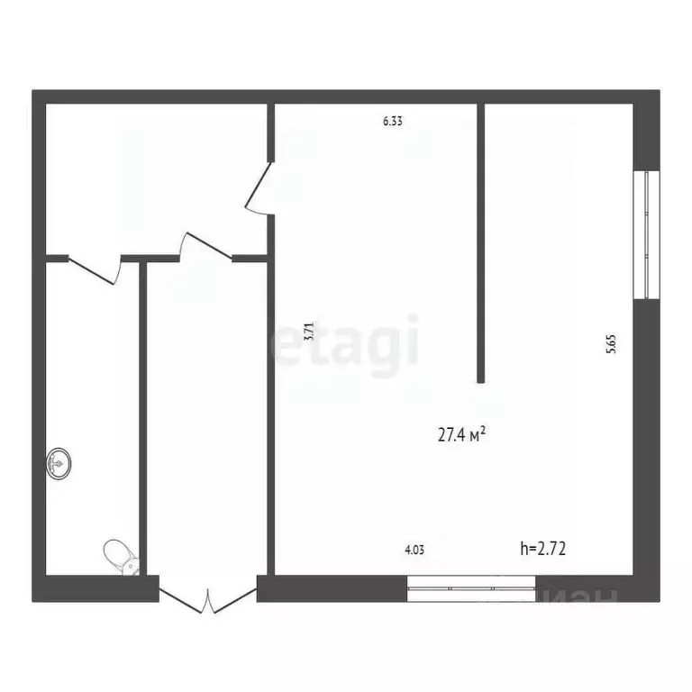 Офис в Красноярский край, Красноярск ул. Бограда, 113 (25 м) - Фото 2