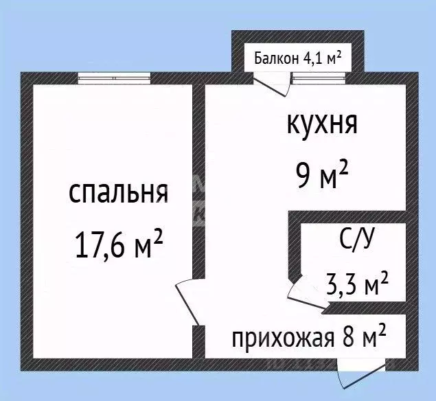 1-к кв. Дагестан, Махачкала ул. Бейбулатова, 15Ак2 (43.9 м) - Фото 2