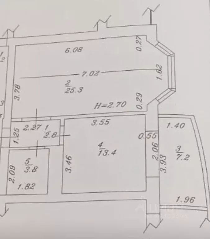 1-к кв. Краснодарский край, Анапа Владимирская ул., 55к7 (53.0 м) - Фото 2
