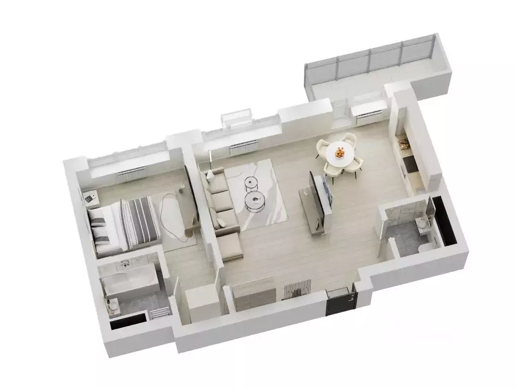 2-к кв. Пензенская область, Пенза ул. 65-летия Победы, 14 (57.6 м) - Фото 2