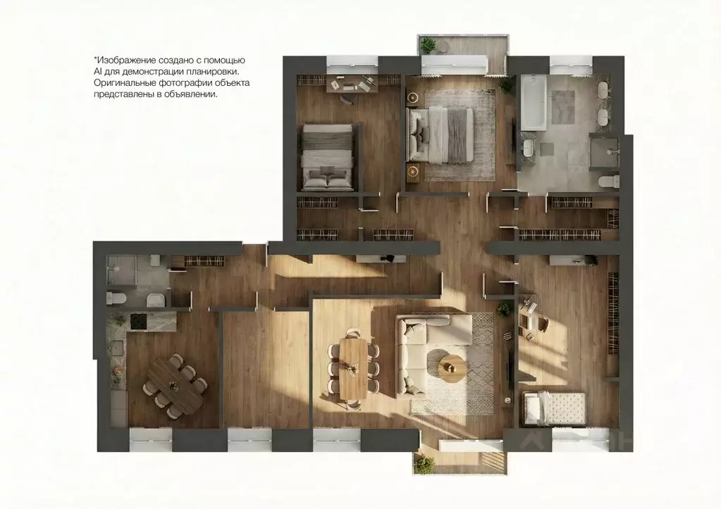 5-к кв. Москва Ленинский просп., 78 (161.8 м) - Фото 2