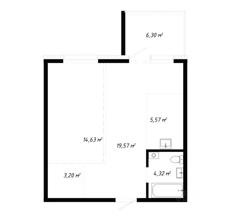 2-к кв. Иркутская область, Иркутск Правобережный округ, Кино жилой ... - Фото 1